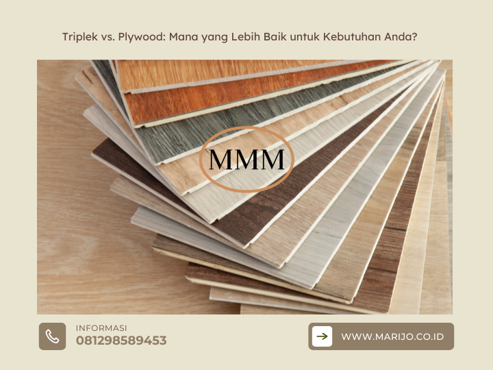 Triplek vs. Plywood Mana yang Lebih Baik untuk Kebutuhan Anda