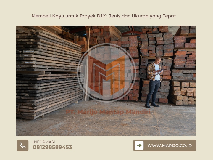 Membeli Kayu untuk Proyek DIY Jenis dan Ukuran yang Tepat