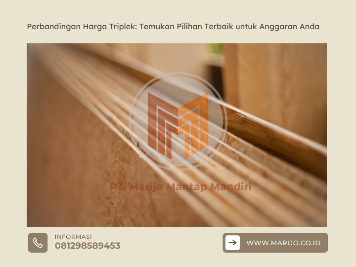 Perbandingan Harga Triplek Temukan Pilihan Terbaik untuk Anggaran Anda