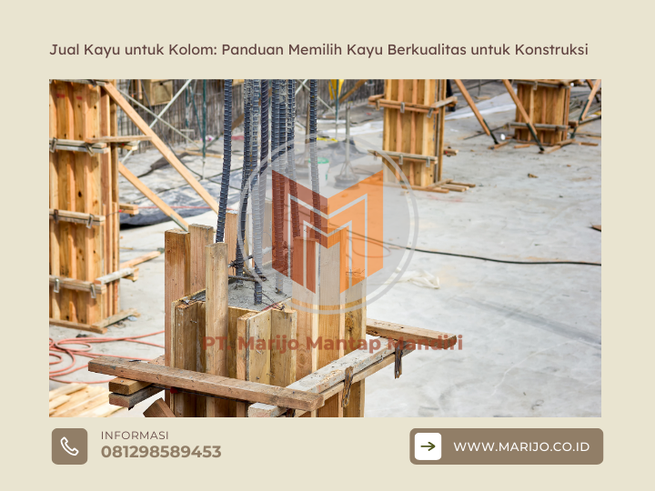 Jual Kayu untuk Kolom Panduan Memilih Kayu Berkualitas untuk Konstruksi