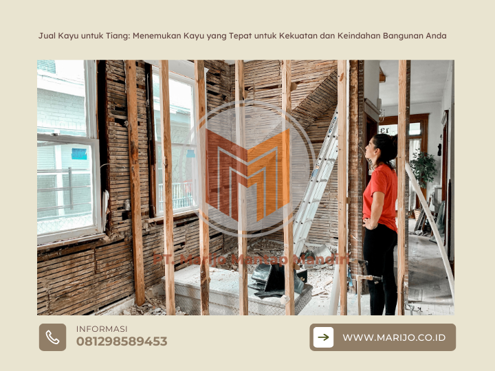 Jual Kayu untuk Tiang Menemukan Kayu yang Tepat untuk Kekuatan dan Keindahan Bangunan Anda