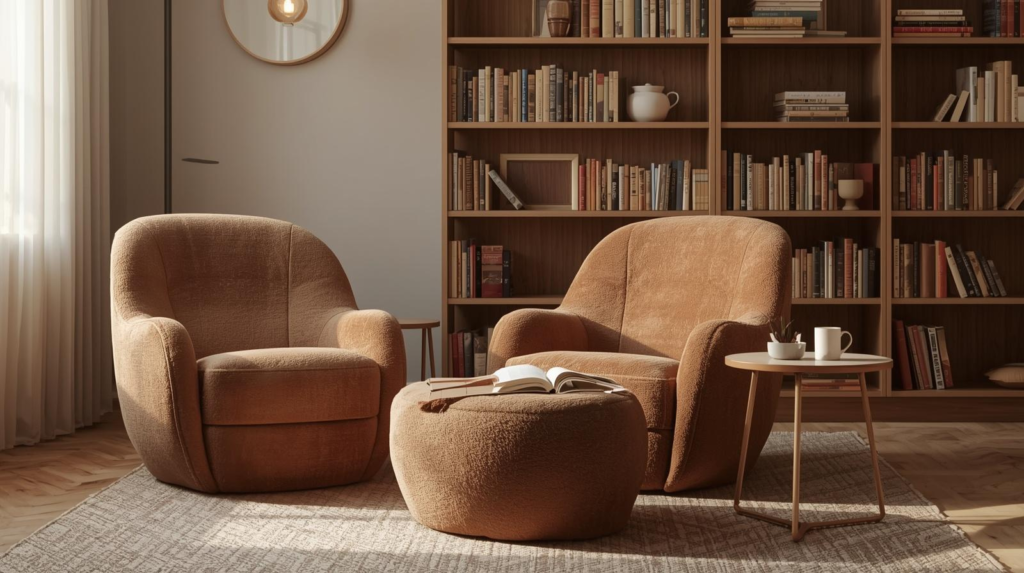 Pojok Baca Idaman dengan Custom Furniture yang Cozy