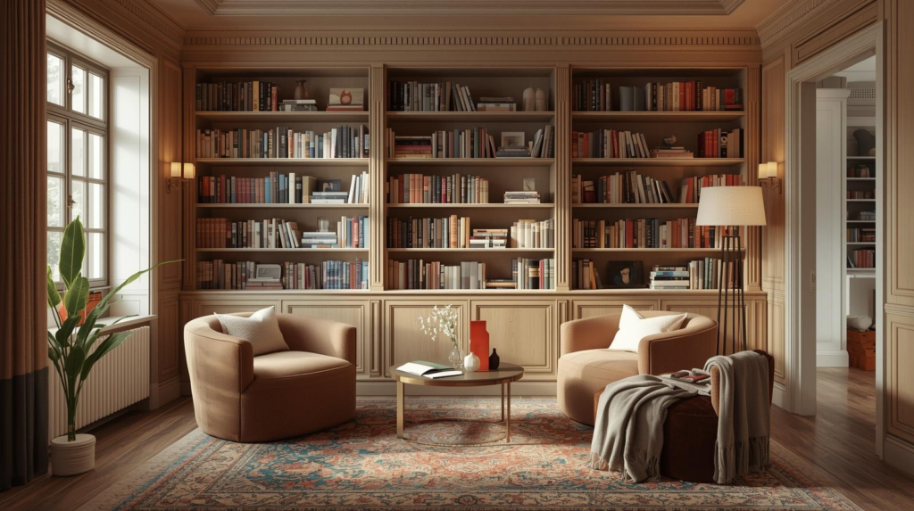 Pojok Baca Idaman dengan Custom Furniture yang Cozy