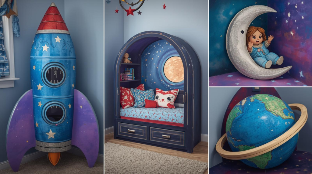 Custom Furniture untuk Kamar Anak dengan Tema Luar Angkasa