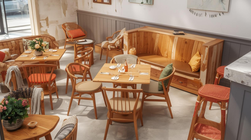 Proyek Custom Furniture untuk Kafe Kecil